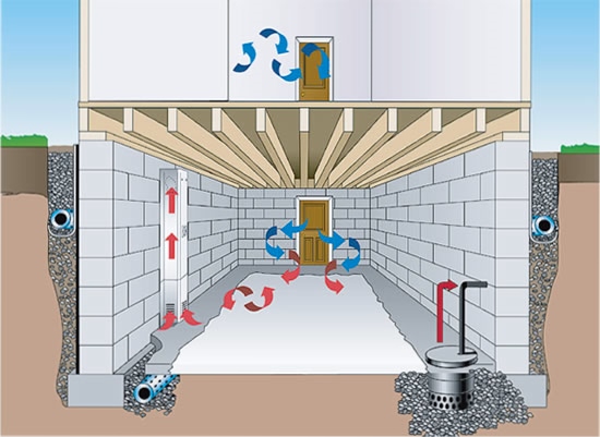 how water enters